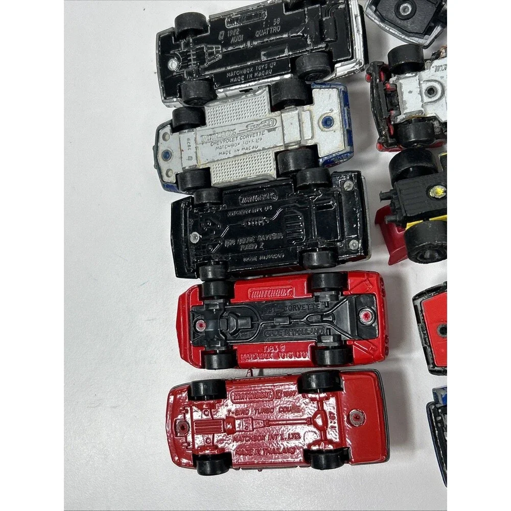 Vtg Matchbox Superfast Lot Turbo Z Mustang Corvette Audi Chevy Land Rover Mazda